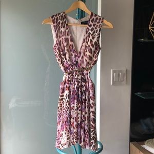 Marciano printed dress with side cutouts